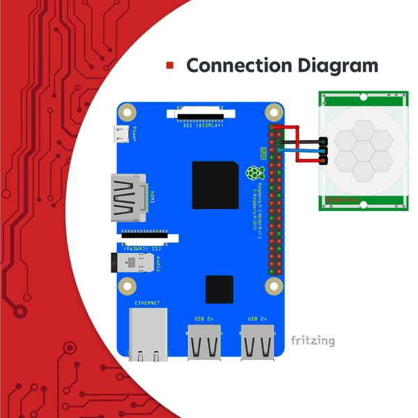 3PCS HC-SR501 PIR Rörelsesensor Infraröd IR Sensor Människokroppsdetektor Modul