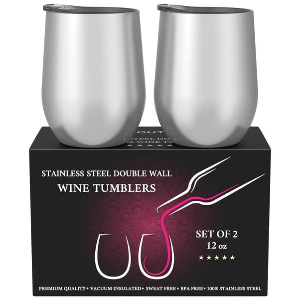 Resevänlig Tumbler, 35 cl Rostfri Stålkopp med Kopparfoder för Optimal Temperaturbevaring, Tål Diskmaskin, Perfekt för Varmt & Kallt