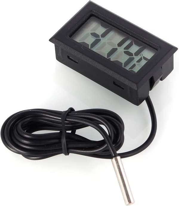 Digital temperaturmåler LCD-termometer med ekstern probe
