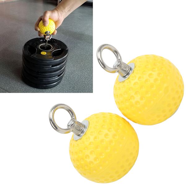 1 par/set klätterdrag upp kraftfulla bollgrepp halkfria drag upp bollgrepp för fitness72mm