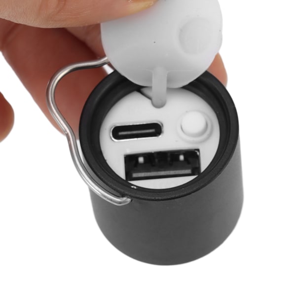 Ficklampor USB Uppladdningsbar Bärbar Justerbar Ljusstyrka Långvarig LED Ficklampa för Camping Vandring