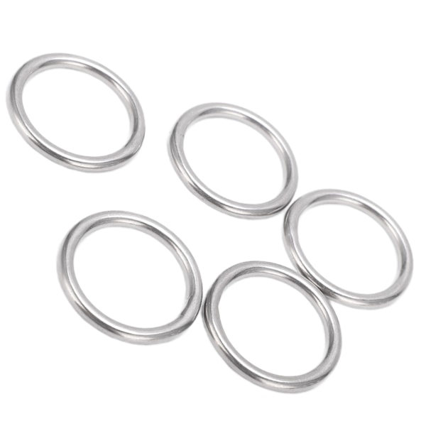 Ropkrok Sängring, Korrosionsbeständig Svetsad Solid Ring för Mångsidig Användning