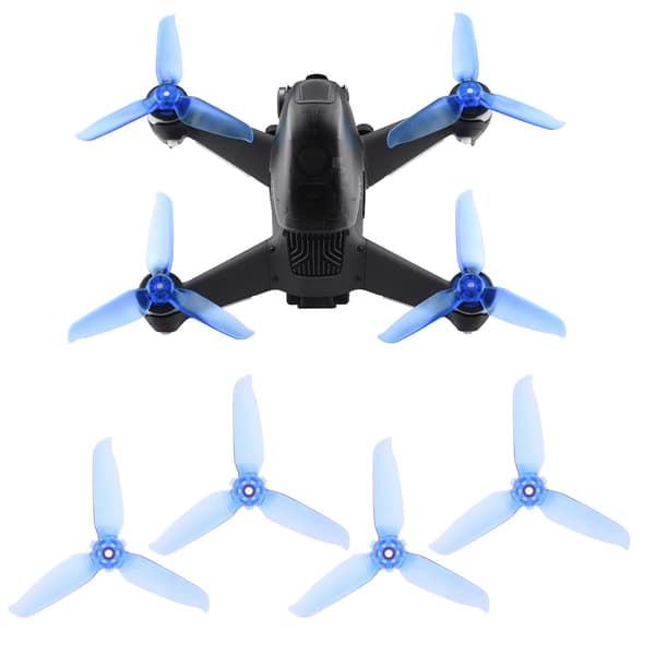 FPV Racing Drone Propeller, Støjreducerende Holdbare Plastikblade, Quick Release Design For Nem Montering, Kompatibel Med DJI FPV Combo, 2 Par