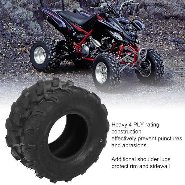 16.7x8.7‑8 Tumslöst Däck Fram Bak Ersättning för Mini Cyklar MB165 125/150/200/250CC ATV