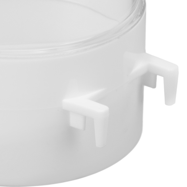 5 st automatiska fågelmatare 415 ml transparenta automatiska matare med stativ för husdjur