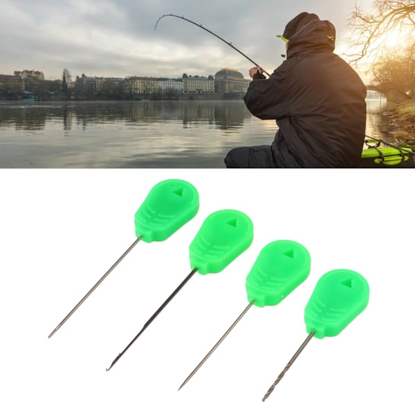4 st karpfiske bete rigg verktyg bete rigg nål borr tackle kit tillbehör