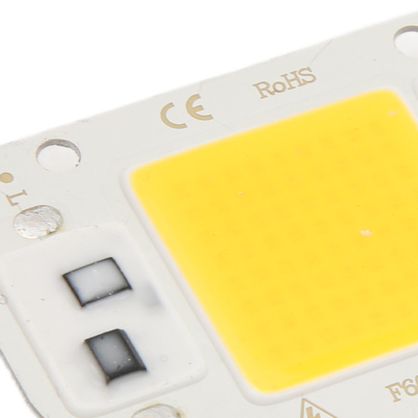 2 st LED COB-chip med hög effekt, drivrutinfri integrerad SMD-lampbricka, ljuseffektiv flip COB-lampbricka, varmt ljus 50W