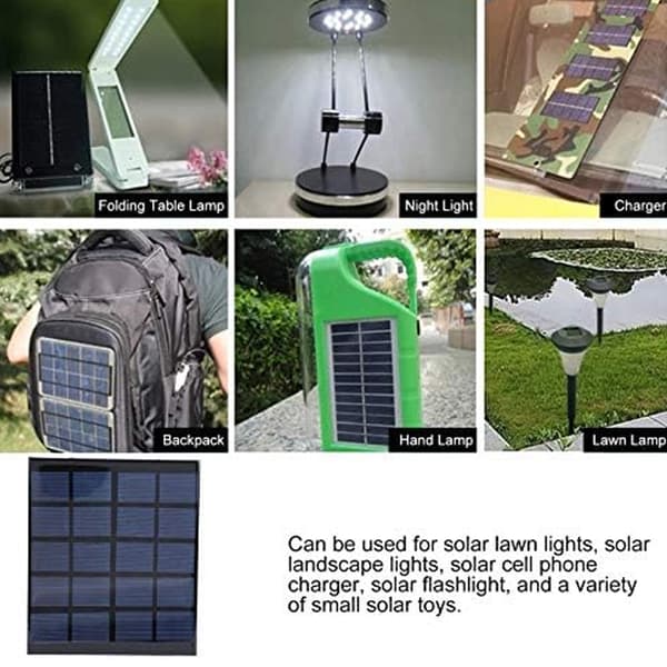 Solpanelmodul för vetenskapsprojekt, polysilikon solpanel mångsidiga applikationer epoxikapslad solpanel lättvikts bärbar design