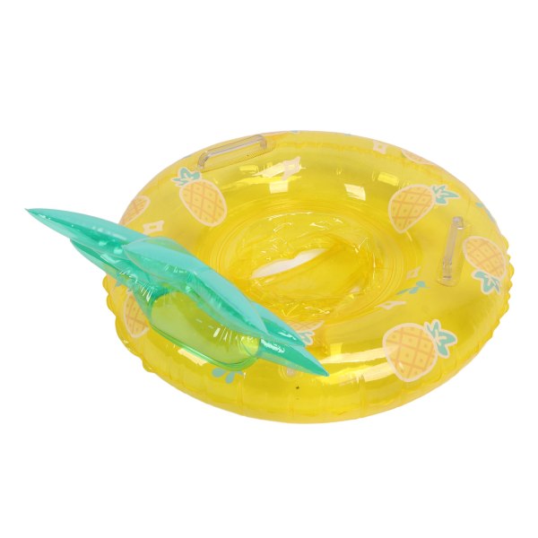 Tjock PVC Baby Simring Uppblåsbar Baby Pool Float Svamp Botten Säte Float Ring med Handtag
