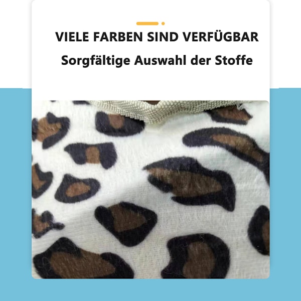 Husdjursgömställe för små djur, rund kattunnel med mjukt plyschmaterial och fluffigt grottöverdrag, säkert och hållbart för lek inomhus