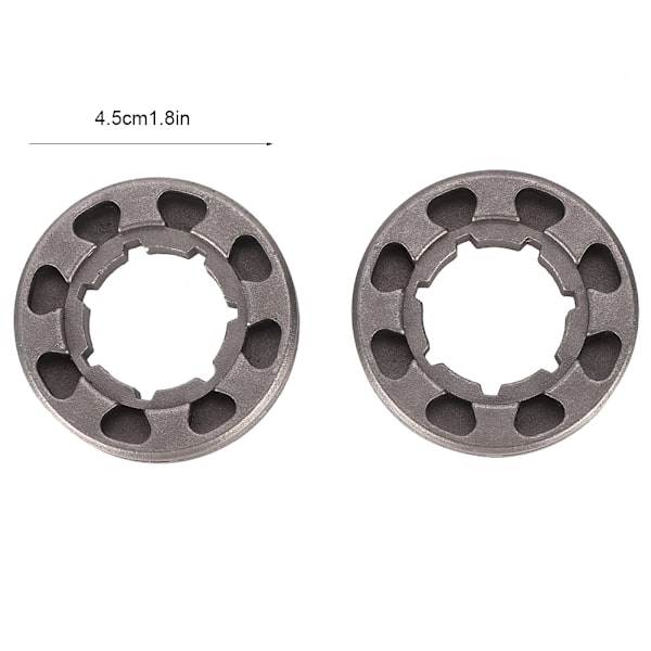 2 st .404\" 8T kedjehjul för Stihl Husqvarna McCulloch motorsåg Inner Hole 22mm