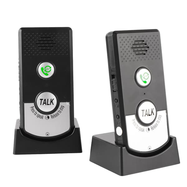 Trådlös Intercom-enhet för hemsäkerhet, 2-vägs röstintercom med lång räckvidd, kommunikationssystem med energisparande teknik, humaniserad design inomhus