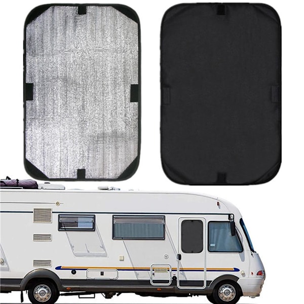 2 st/set RV dörrfönster solskydd täckning vattentät skärm fönster täckning utomhus rese trailer husbil solskydd tillbehör