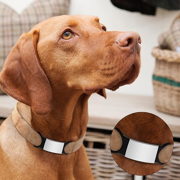 Tysta Hundbrickor, Personliga Namngraverade Påskjutbara ID-brickor för Husdjur, Anpassade Hundbrickor, Lasergraverade Tysta Hundbrickor