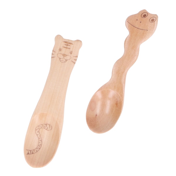 Woodland Design Tesked i Bokträ, Produkt för Dubbla Användningsområden för Kryddor & Örter, Slät Yta Naturliga Bamburedskap, Nonstick Köksredskap