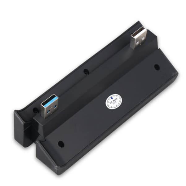 Elegant Ps4 Slim Hub, 4 Led-indikatorer for datastatus, 1 x Usb3.0 og 3 x Usb2.0-udgange, Super Usb 3.0-interface til harddiskforbindelse, nem