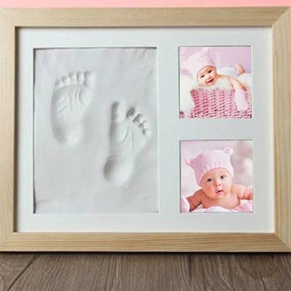 DIY Babyvård Hand Fot Bläckdyna Handavtryck Fotavtryck Fingeravtryck 7 Färg Mjuk Lera Fluffigt Skum Material Antistress Leksaker för Barn