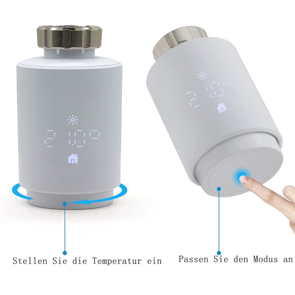 Anslutet smart termostatpaket – anslutet smart termostattillbehör – radiatortermostatventil – lätt att installera