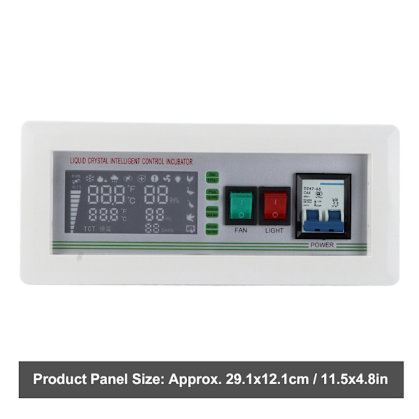 XM‑18SD Äggkläckningsmaskin Termostat 5 Lägen Digital Temperatur Fuktighet Inkubator Controller220V