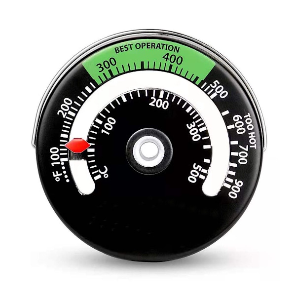 Magnetisk ugnstermometer, ugnstermometer som används för träskorsten, ugns termometer (1)