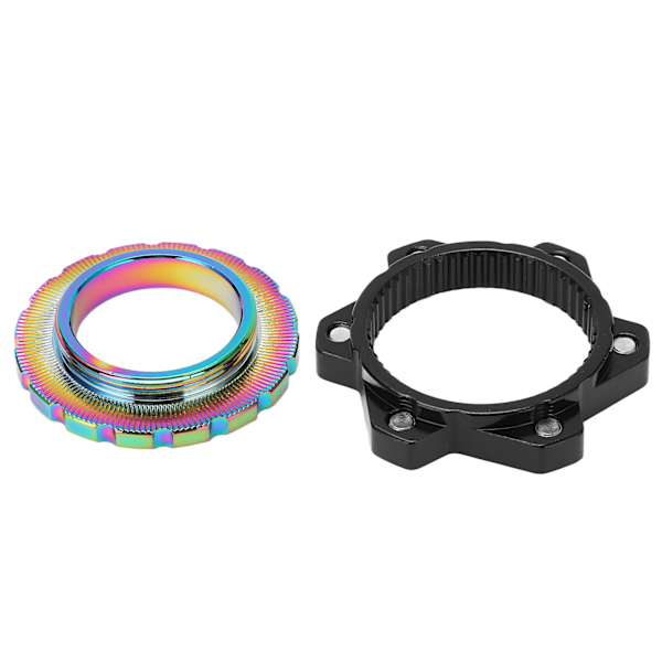 MEIJUN Centerlock till 6 bultars fästadapter låsring aluminiumlegering axelnavadapter för genomgående axelnav Multicolor