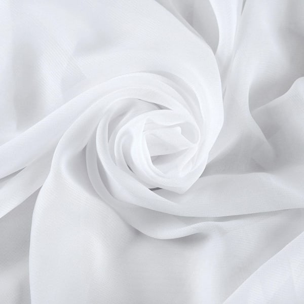 Frihand Dekoration Genomskinlig Voile Gardiner Förberedda Gardiner Dekorativa för Kors Gardiner Fönsterluckor Bröllopsdekoration Sjal 70x550cm