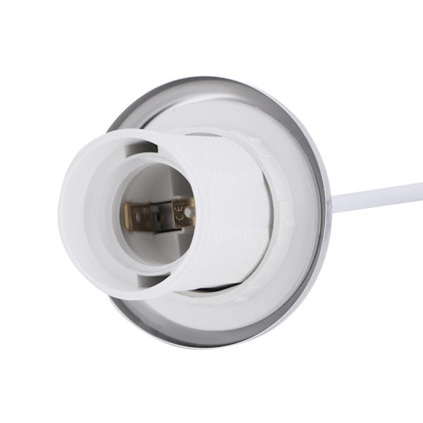 Modern hängande lampa smidesjärn E27 takkronor för vardagsrum bar matsal 85-265V kromfärg