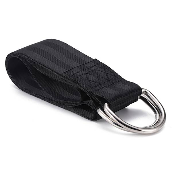 Hängmattesvängsrem av högförstärkt polyester, gunghängare, gungremmar, hängsats för utomhusbruk 150 cm / 59 tum dubbelring