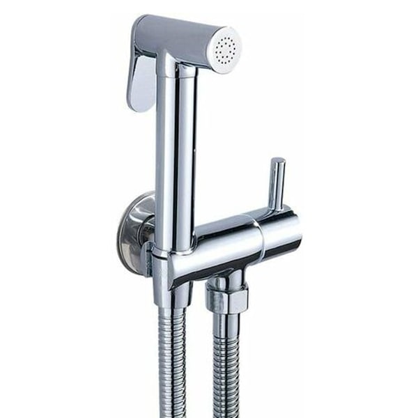 Toalett Duschblandare Kit, Termostatisk Handdusch i Krom Anti-Skåll Toalett, Bidet Spray Dusch Diverter Set