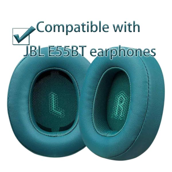 Bluetooth Headset Set Svamp Öronmuffar Bomull Öronmuffar Hörlurstillbehör green