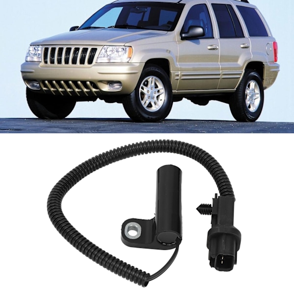 Vevaxellägesgivare för Jeep Grand Cherokee Wrangler, Högteknologisk kvalitet säkerställer stabil prestanda & hållbar, långvarig vevaxelposition