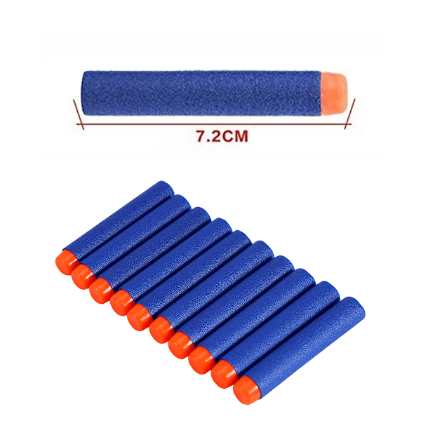 Refillpilar för Längre Räckvidd, Standardstorlek Kompatibel med Elite Blasters För Nerf N-Strike Elite Serien, Högkvalitativt Skummaterial