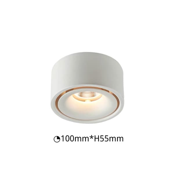 7 W LED takspotlight for overflatemontering, direkte vegglampe
