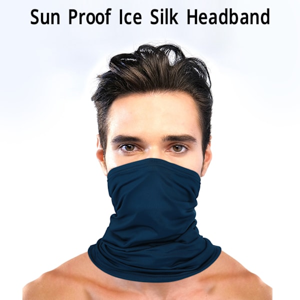 5 st solskydd ansiktshalsduk is touch känsla vindtät andningsbar UV-skydd utomhus nackskydd ansiktsmask