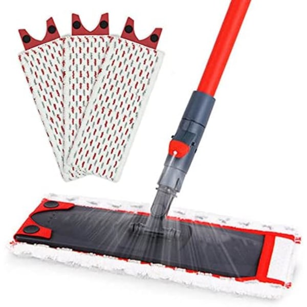 Mop Pad för Vileda Ultramax 2 i 1 Spray Ersätt Mikrofiber Pads Mopphuvud Påfyllning Dammsugare Sopa för Hem 3 st