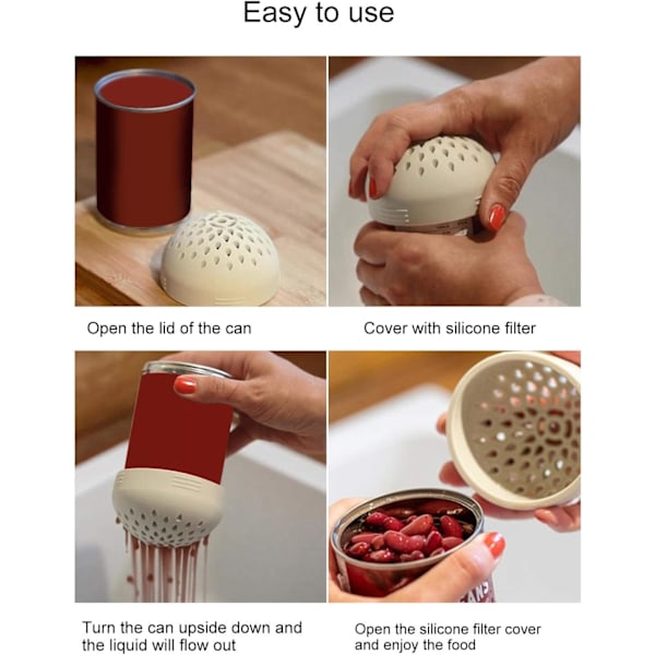 Innovativ Köksassistent, Multifunktionell Mini-Durslag, Portabel Avlopp för Enkel Matlagning, Flexibelt Högtemperaturmaterial Säkerställer Hållbarhet,