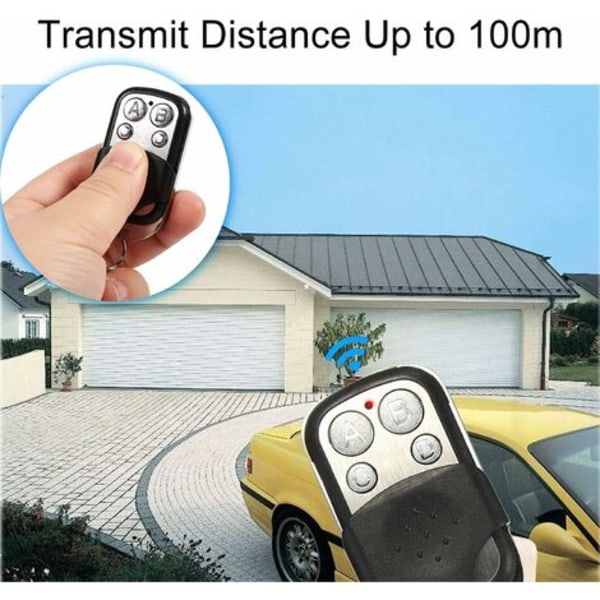 MAGIC Universalfjärrkontroll [2 stycken], 433MHz Universal Door Remote Control för automatiska garageportar