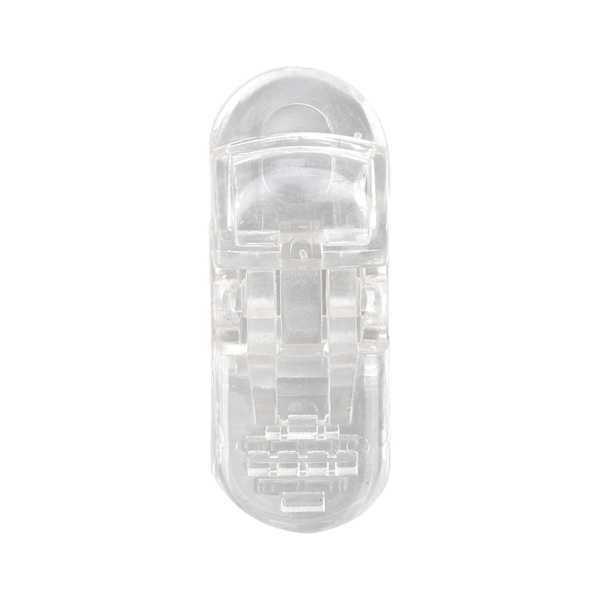 20 st Hörselhjälpsbandhållare i ABS, Bärbar Transparent Clip-tillbehör för Hörselhjälpsband
