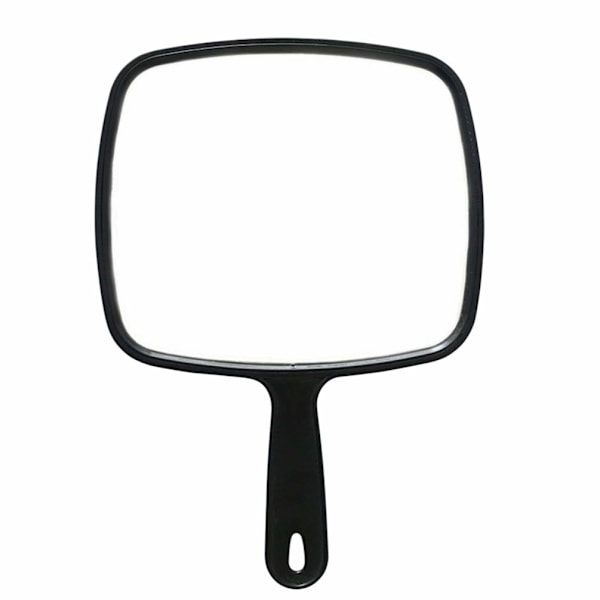 Resespegel, Lätt Fyrkantig Handspegel med Ultraklar Reflektion, Perfekt för Salong och Personlig Vård