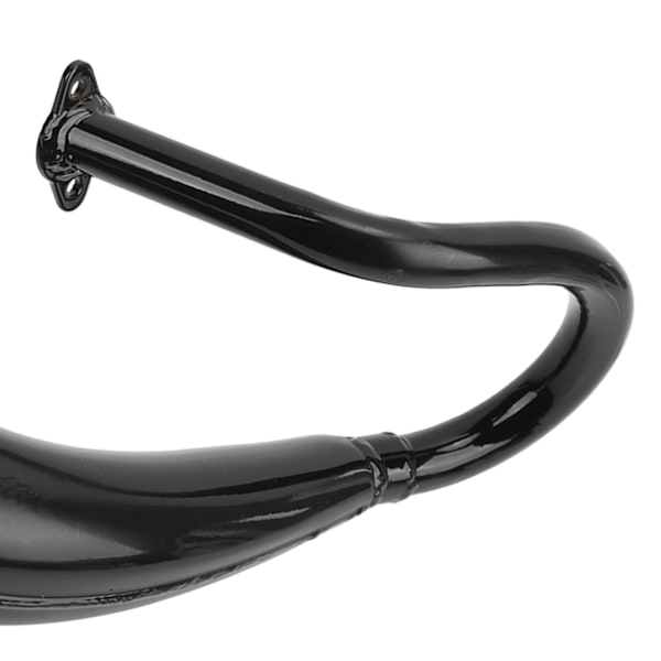 Fettmage Avgasdämpare Rör Svart Järn för 49cc 60cc 66cc 80cc 2-taktsmotor Motoriserad Cykel