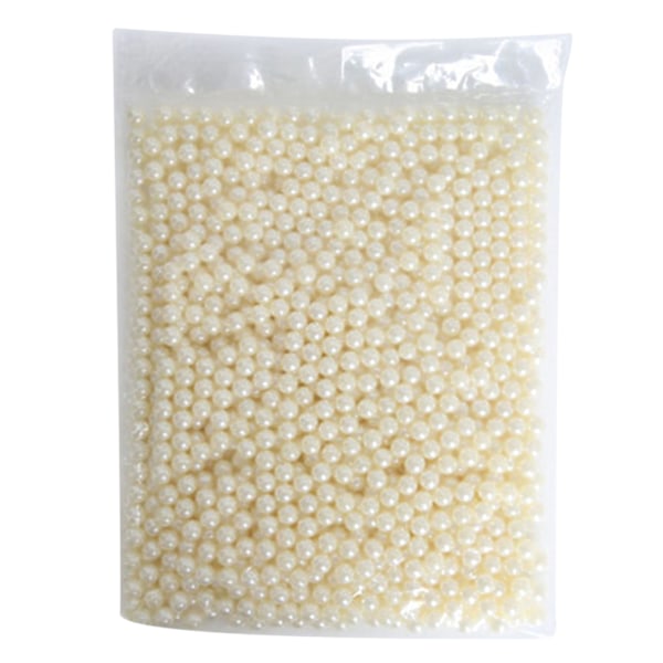 Makeup-borsthållare Multipurpose Akryl Makeup Förvaringslåda för Badrum Toalettbänk En Påse Vita Pärlor (Ca 250g/8.8oz)