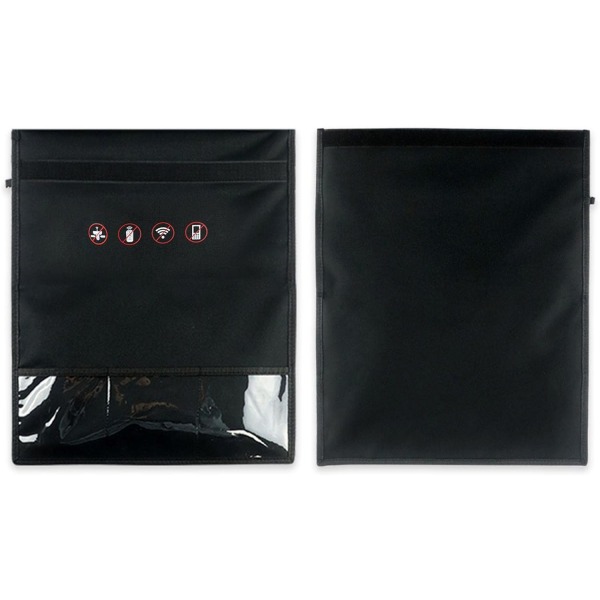 Signal Blocking Bag – Faraday Pouch för Signal Blocking Device – Faraday Cage Protection för Laptop, Tablet, Bilnycklar, Stor Faraday Bag för Bil