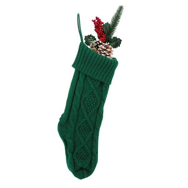 Julstrumpor Godisväskor Present Eldstad Julgran Strumpa Ornament (1-pack) Style 2