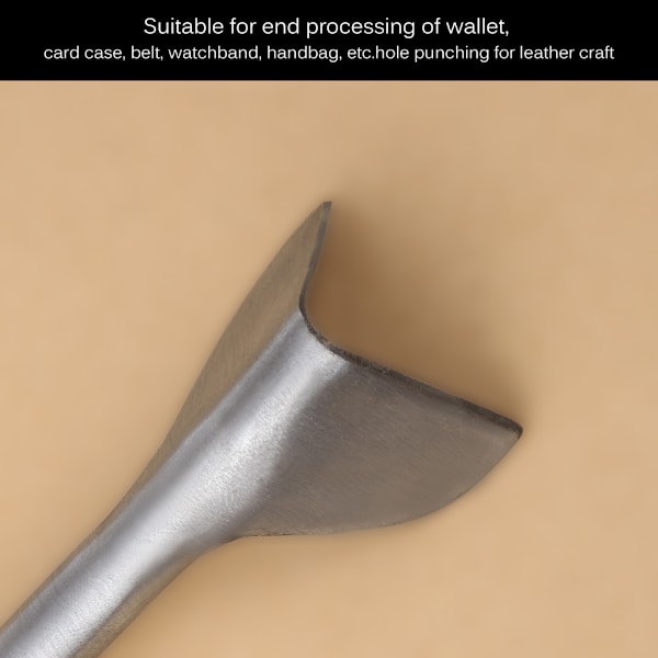 6 st / set DIY läder Carft V-formad stans bältesändskärare för hem lädersömnad (15-40 mm)