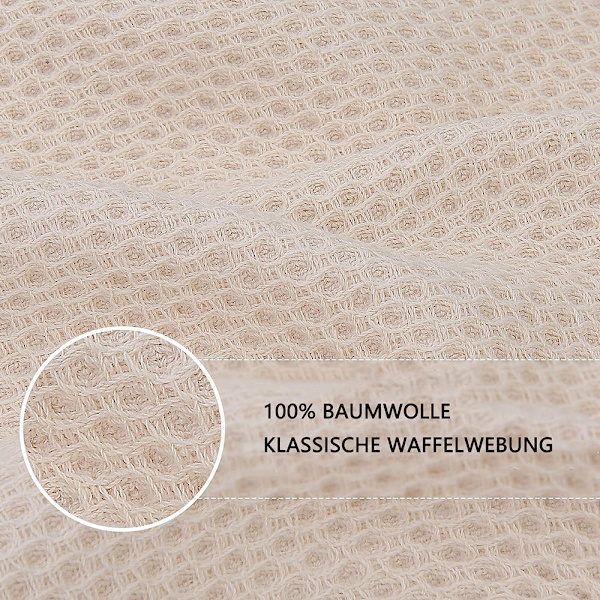 Diskhanddukar 100% bomull, set om 6, 34 x 34 cm, mjuka diskhanddukar, kökshanddukar, absorberande kökshanddukar, tjock premium diskhandduk, disktrasa, rengöring