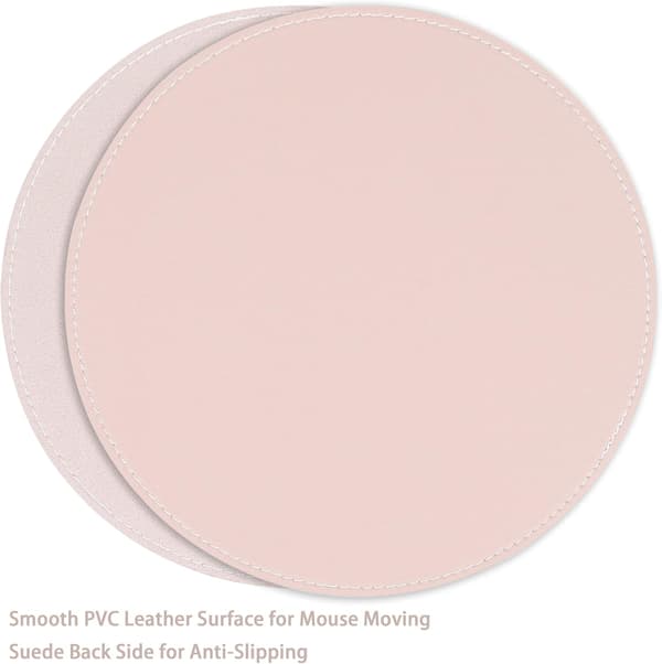 2-pakning musematte, ultratynn vanntett PU-skinnmusematte, sti