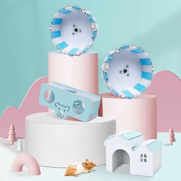 Hamsterhjul Leksak, Hamster Träningshjul, Hamsterhjul, Hamster Träningshjul, Tyst Hamster Träningshjul, för Hamster, Igelkott, Litet Husdjur