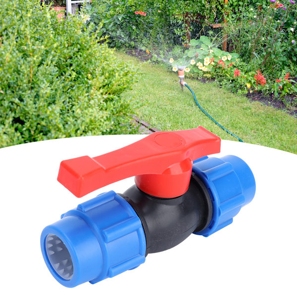 Ventil Polyeten Kulventil Kompressionskoppling Vattenrör Kompressionskoppling Kompressionsreduceringshylsa 20mm Inner Adapter