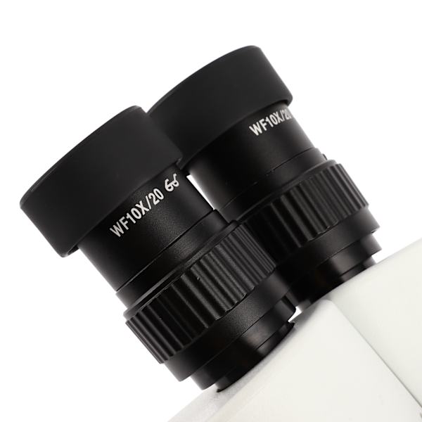 7X-45X Trinokulärt Mikroskoplins Objektivset Stereomikroskop Tillbehör Vit (Med 0.5X+2.0X Objektiv)