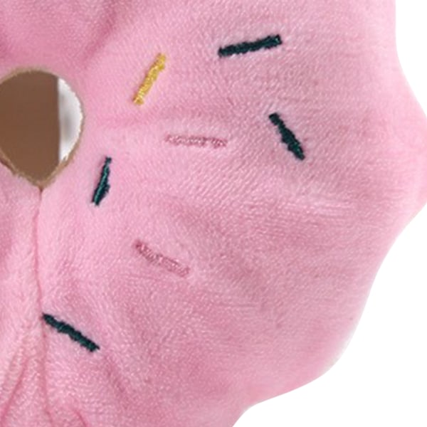 Interaktiva Kuddar Donut Form Plysch Katt Kattmynta Leksaker, Bitresistent Mjukt Husdjursleksak För Interaktiv Lek, Söta Färgalternativ Och Plyschmaterial